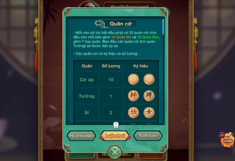 Quy định người chiến thắng trong cờ úp Sunwin