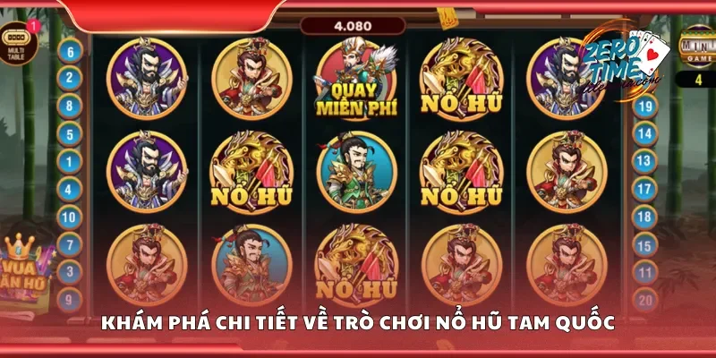 Khám phá chi tiết về trò chơi nổ hũ tam quốc