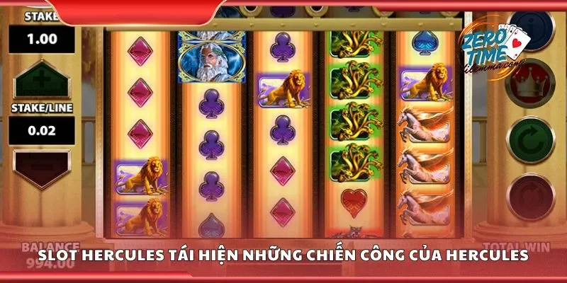 Slot hercules tái hiện những chiến công lừng lẫy của Hercules