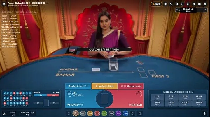 Hướng dẫn cách chơi Andar Bahar